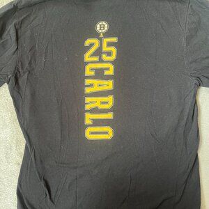 Boston Bruins Fanatics Brandon Carlo Long Sleeve Tee